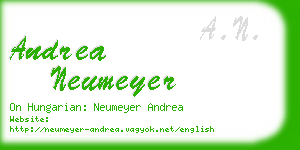 andrea neumeyer business card